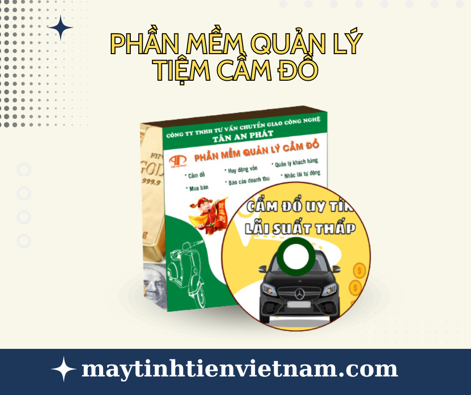 Phần mềm quản lý tiệm cầm đồ