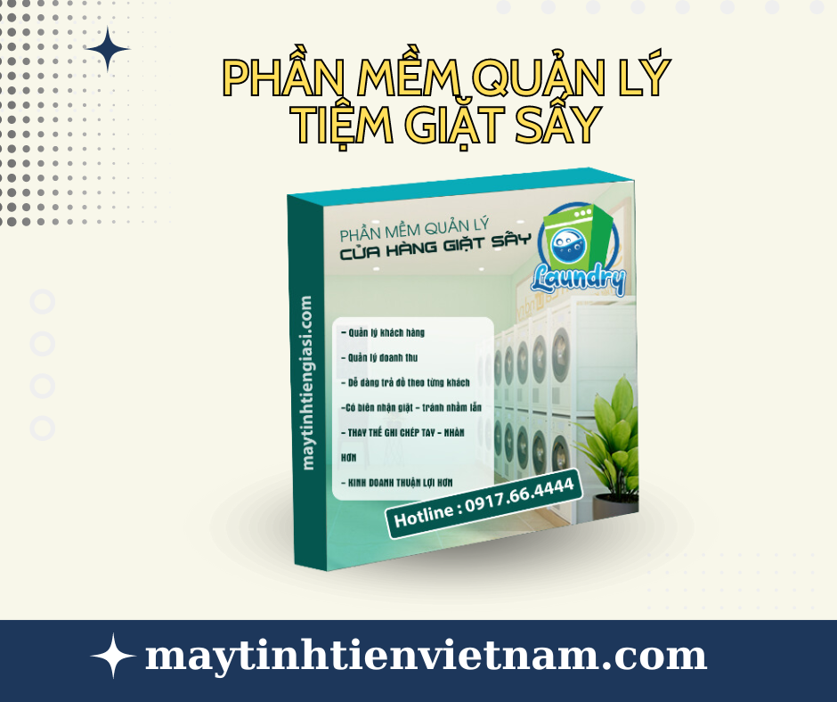 Phần mềm quản lý cửa hàng giặt sấy 